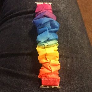 Tye dye scrunchie apple band
